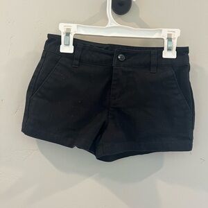 Volcom Black Chino Shorts Slim Fit